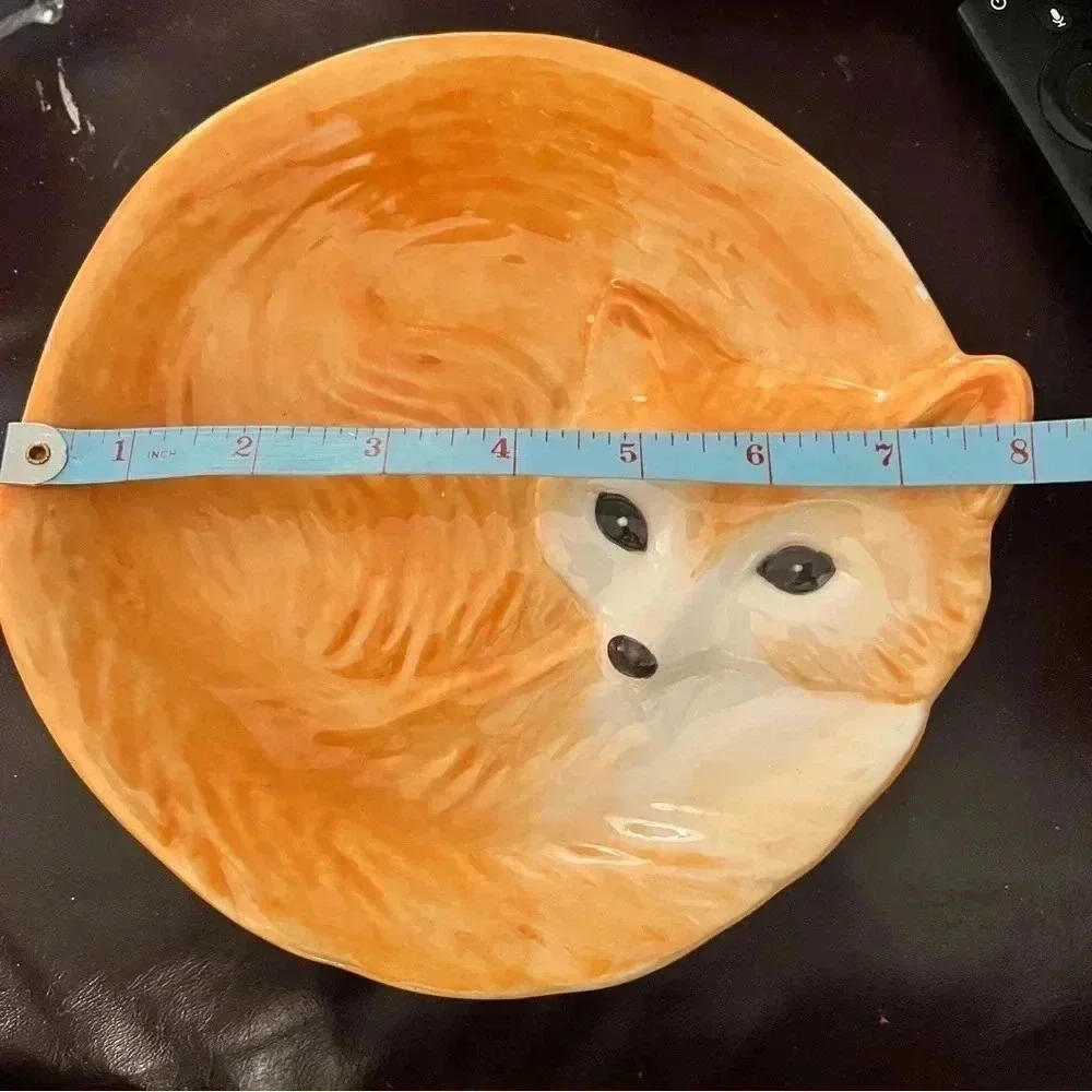 Better Homes and Gardens Heritage Collection Earthenware Fox Plate 8” Plate SALE